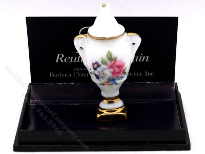 (image for) Miniature Dresdner Rose Pattern Urn