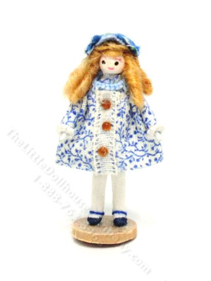 (image for) Miniature Little Dutch Girl Doll for Dollhouses