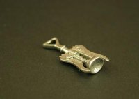 (image for) Dollhouse Scale Model Pewter Corkscrew