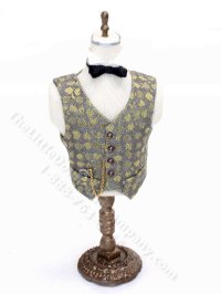 (image for) Dollhouse Man's Vest Tailoring Form by Judith Blondell