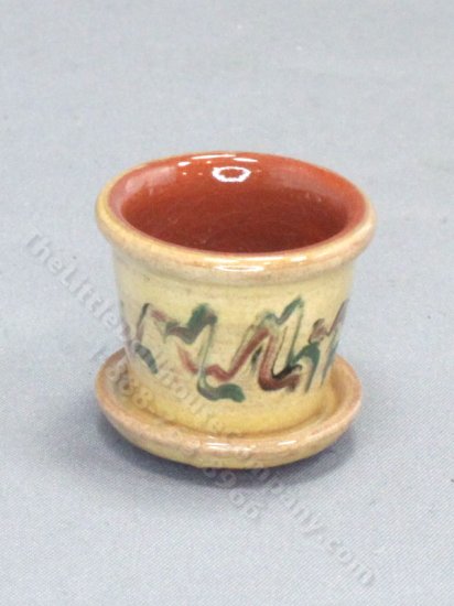 (image for) Miniature Stoneware Flower Pot by Jane Graber