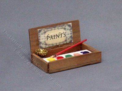 (image for) Miniature Wooden Paint Box by Taylor Jade