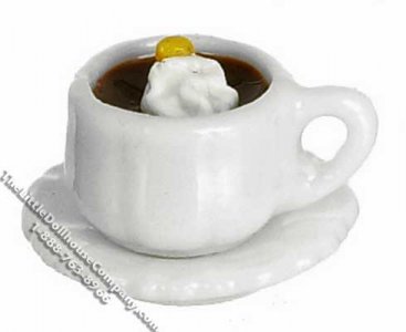 (image for) Miniature Hot Chocolate in a Mug for Dollhouses