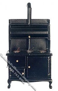 (image for) Miniature Wood Stove for Dollhouses