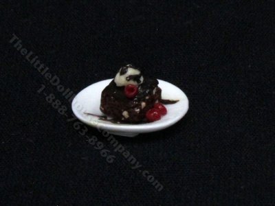 (image for) Miniature Ultimate Brownie for Dollhouses