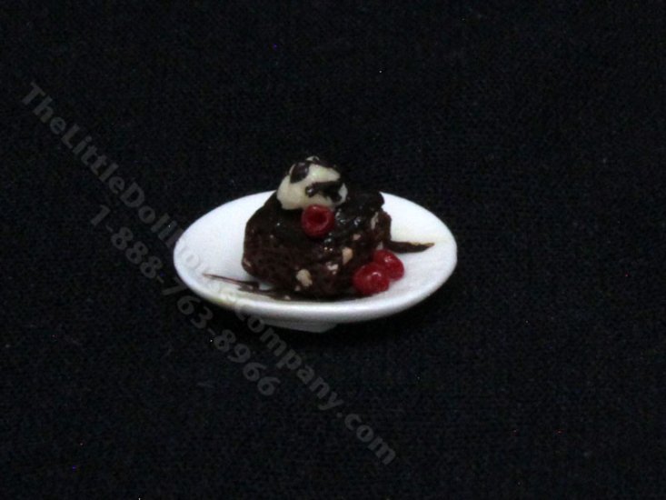 (image for) Miniature Ultimate Brownie for Dollhouses