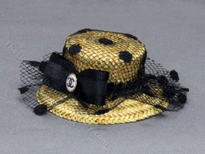 (image for) Ladies Straw Hat by Judith Blondell for Dollhouses