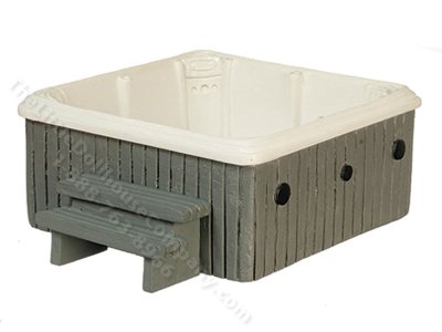 (image for) Miniature Hot Tub for Dollhouses