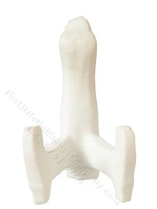 (image for) Miniature White Plate Holder For Dollhouses
