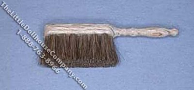 (image for) Miniature Brown Whisk Brush for Dollhouses