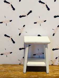 (image for) Dollhouse Scale Model Wallpaper - Soaring Cranes - 3pc Set