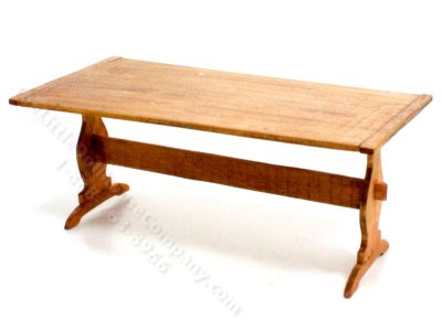 (image for) Miniature Trestle Table for Dollhouses