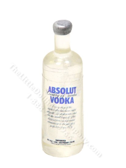 (image for) Dollhouse Scale Model Replica Absolut Vodka