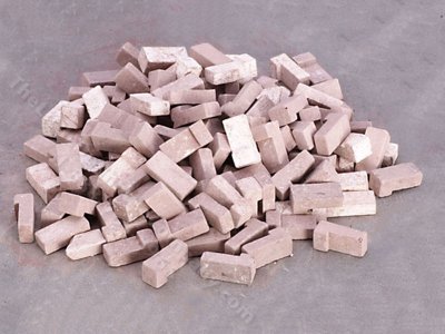 (image for) Miniature Brown Brick Corner Blend for Dollhouses
