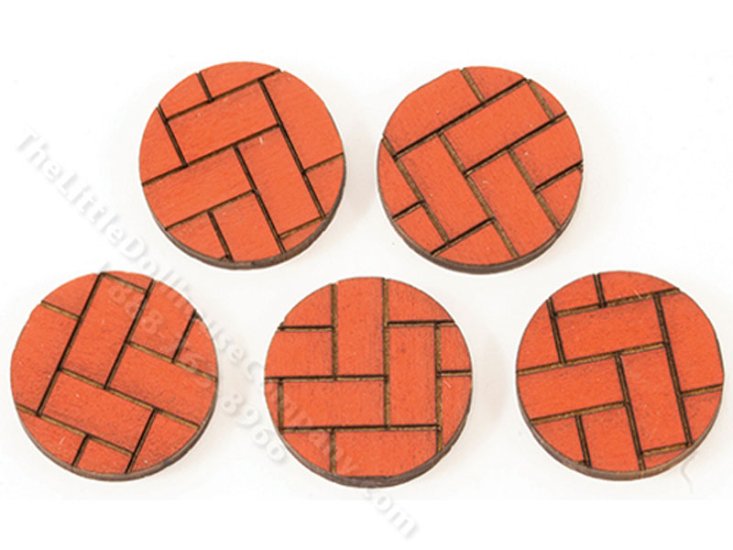 (image for) Dollhouse Scale Medium Brick Pavers