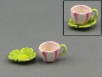 (image for) Dollhouse Scale Model Ceramic Tea Cup