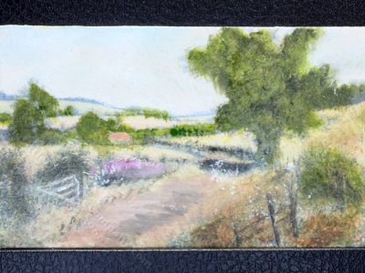 (image for) Country Lane Painting by Larry Morganti