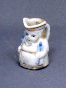 (image for) Miniature Blue Toby Mug for Dollhouses