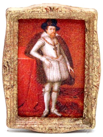 (image for) Miniature 17th Century Portrait Framed by Judith Blondell