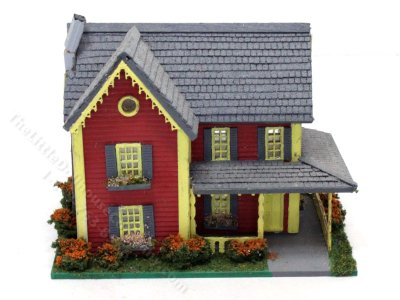 (image for) 1:144 Scale Country Style Assembled Dollhouse