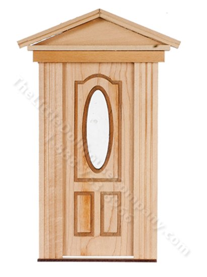 (image for) Dollhouse Raised Oval Cutout Federal Door