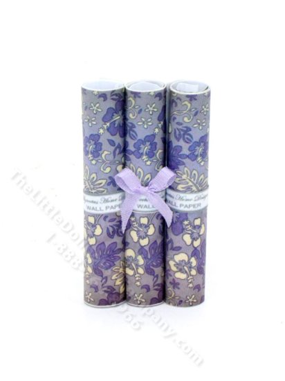 (image for) Miniature Wallpaper Rolls for Dollhouses
