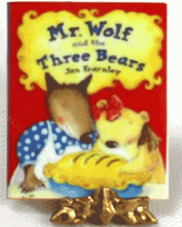 (image for) Miniature 'Mr. Wolf and the Three Bears' by Jan Fearnley