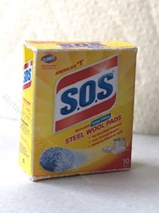 (image for) Miniature SOS Steel Wool Pads Box