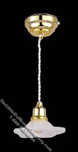 (image for) Miniature Battery Operated Modern Hanging Lamp for Dollhouses