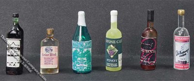 (image for) Miniature Bottle of Liquor for Dollhouses (1/pk)