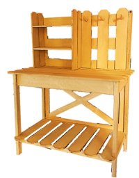 (image for) Miniature Potting Bench Kit for Dollhouses