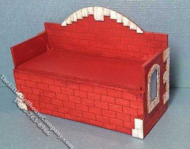 (image for) Miniature Fire House Toy Box Kit for Dollhouses