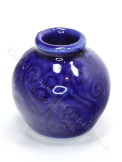 (image for) Miniature Blue Vase for Dollhouses