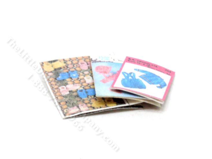 (image for) Miniature Knitting Patterns for Dollhouses