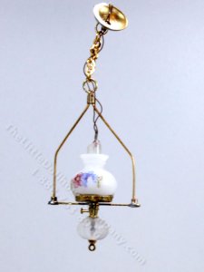 (image for) Miniature Porcelain Ceiling Light for Dollhouses