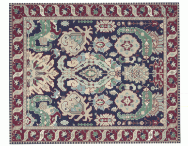 (image for) Miniature 2X-Small Scale Traditional Rug
