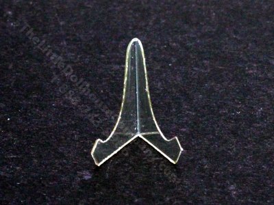 (image for) Miniature Transparent Plate Stand for Dollhouses