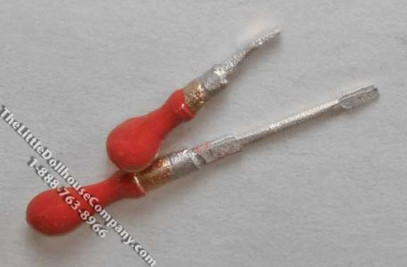 (image for) Dollhouse Scale Model English Screwdriver Set