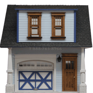 (image for) Assembled Craftsman Garage Laser Cut Dollhouse