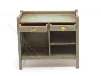 (image for) Miniature Shabby Chic Green Changing Table