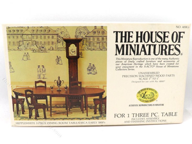 (image for) Miniature Dining Room Table