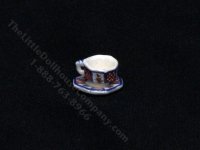 (image for) Miniature Quimper Tea Cup by Janice Crawley