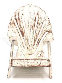 (image for) Miniature Handmade Shellback Adirondack Chair for Dollhouses