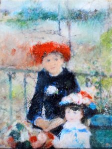 (image for) "Two Sisters" Replica Painting by Larry Morganti