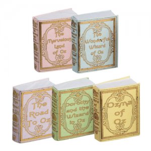 (image for) Miniature Reproduction Wizard of Oz Books for Dollhouses