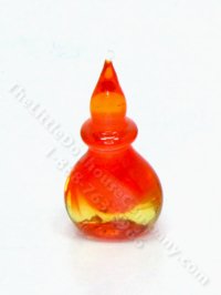 (image for) Miniature Red Glass Perfume Bottle by Gerd Felka