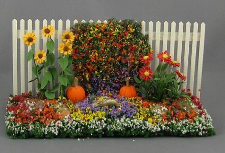 (image for) Autumn Garden Fence - Mini Creations by Judy