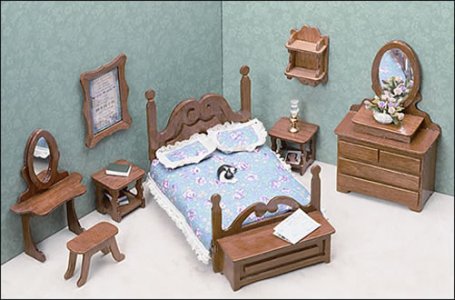 (image for) DIY Miniature Furniture Kits - Bedroom