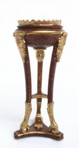 (image for) Miniature Louis XV Gilt Mounted Tripod Plant Stand