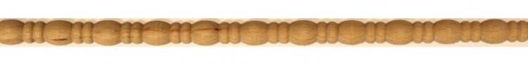 (image for) Milled Bead and Reel Pattern #2 Wood Strips